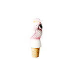 Wine Stopper in Cockatoo Shape - Pink