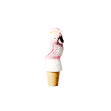 Wine Stopper in Cockatoo Shape - Pink